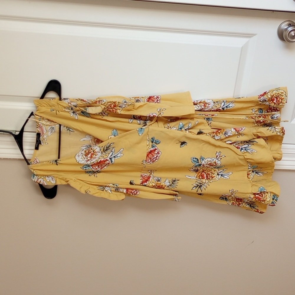 R+J GOLD DRESS